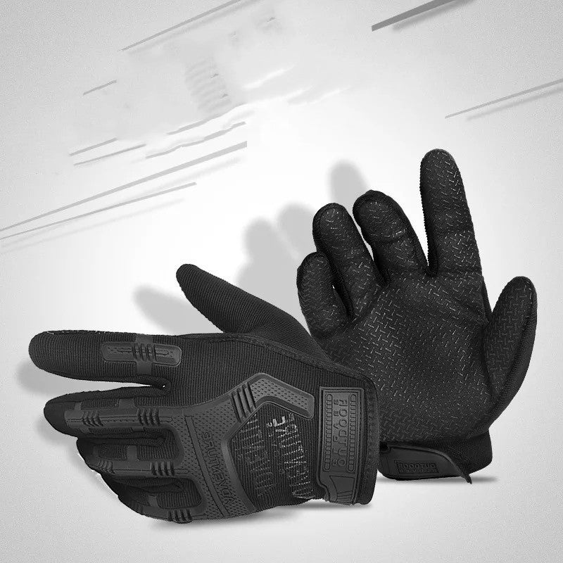 Breathable Non-slip Fitness Anti-impact Camouflage Riding Outdoor Gloves