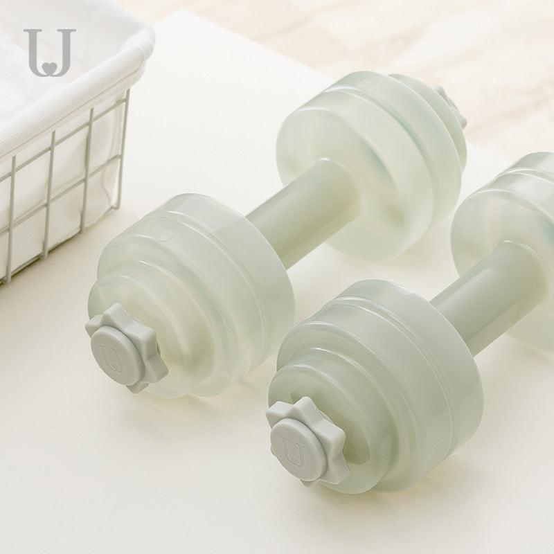 Fitness Water Dumbbell Compact Home Fitness Water Injection Equipment.