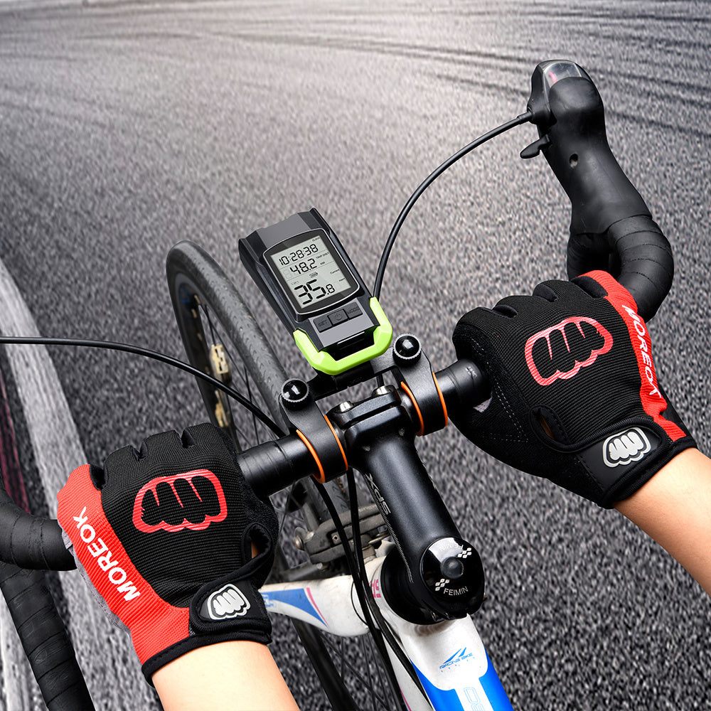 Bicycle Headlight Wireless Stopwatch Night Ride and Waterproof Bright.