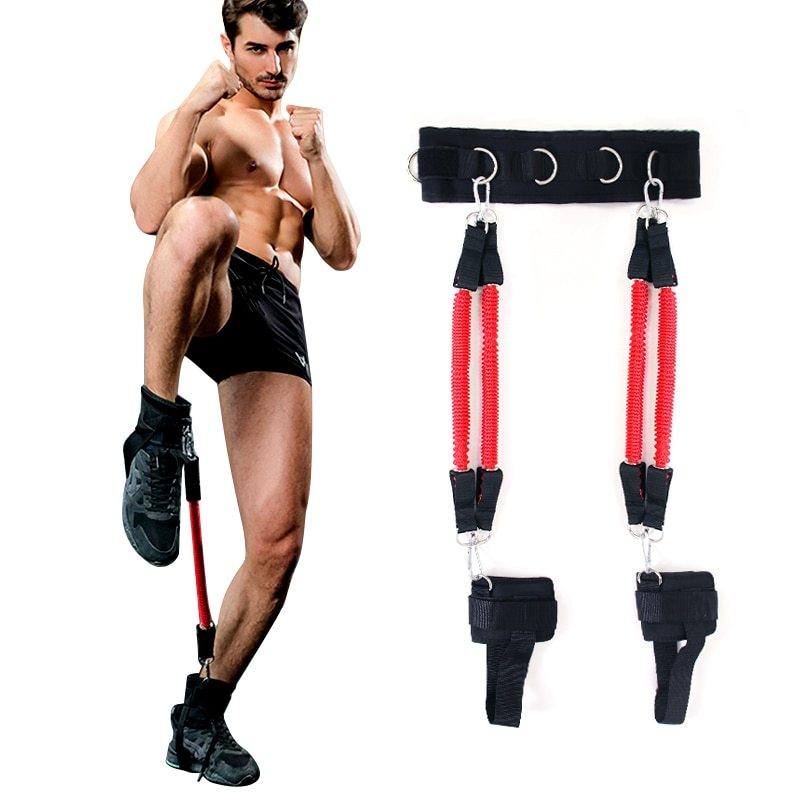 Resistance Rope Trainer for Springing Fitness - Portable, Adjustable
