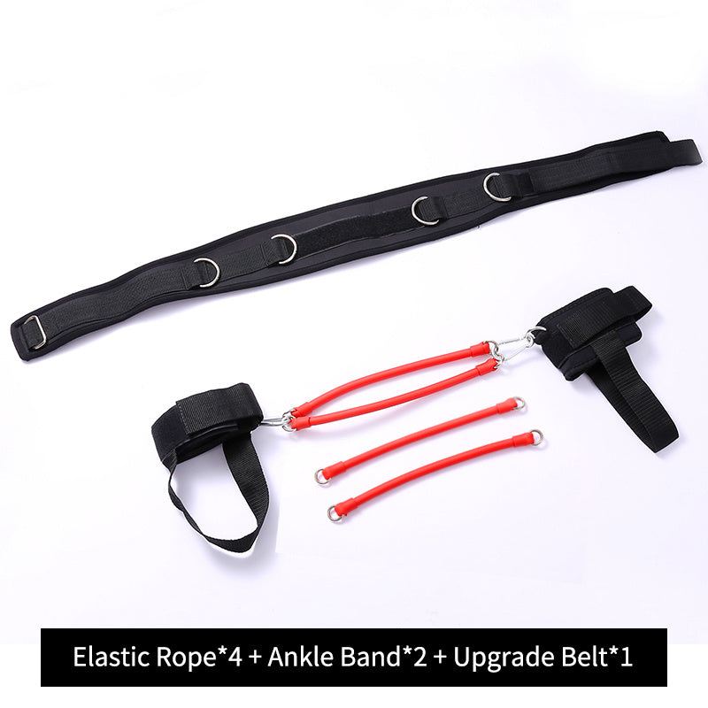 Resistance Rope Trainer for Springing Fitness - Portable, Adjustable