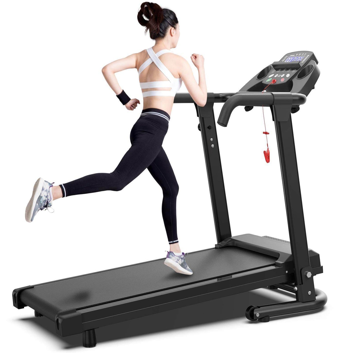 Foldable Portable Walking Machine Heavy-duty App Controlled Treadmill