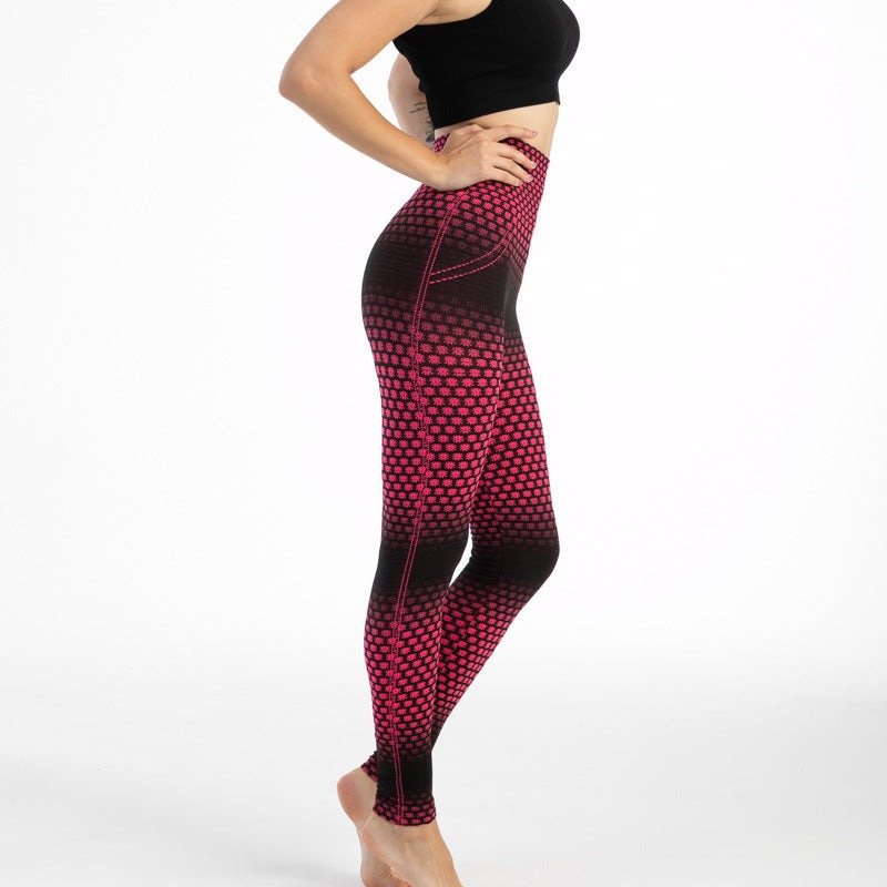 High Waist Leopard Print Leggings for Fitness & Style - Versatile Fit