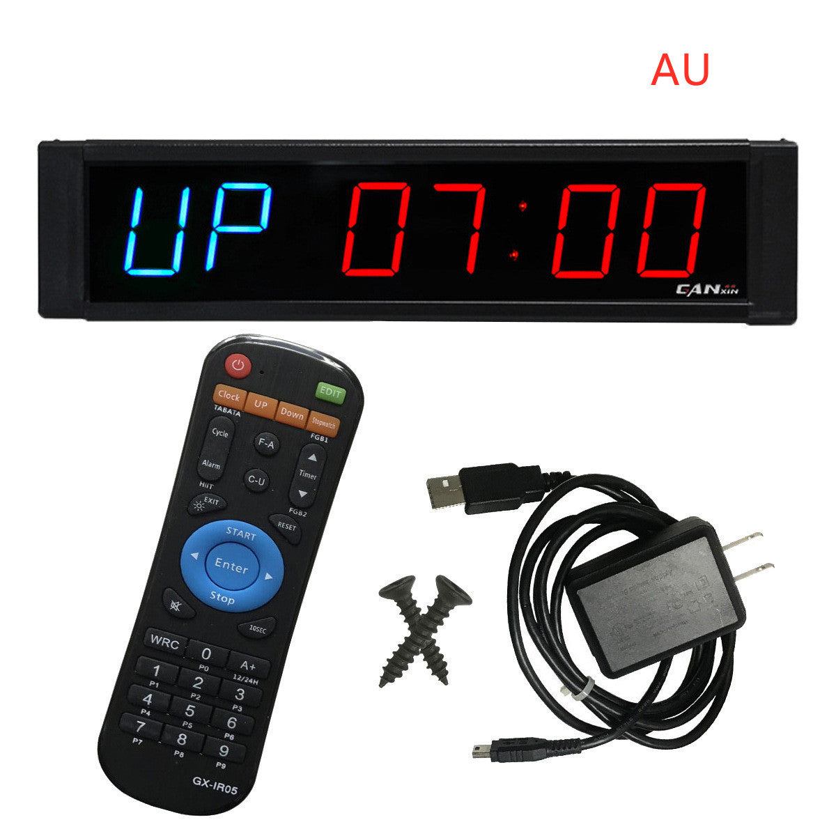 Countdown Timer Gym Electronic Timer for Indoor Fitness and Training.