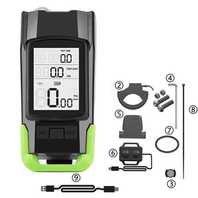 Bicycle Headlight Wireless Stopwatch Night Ride and Waterproof Bright.