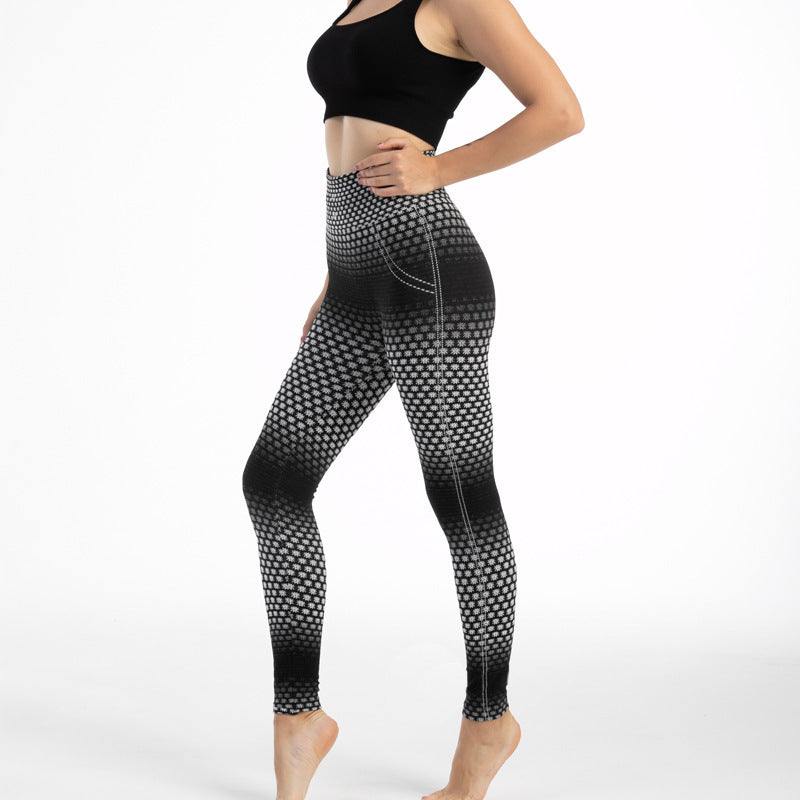 High Waist Leopard Print Leggings for Fitness & Style - Versatile Fit