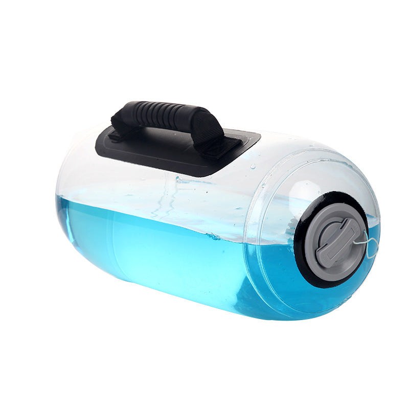 Transparent Cylindrical Weight-bearing Fitness Water Dumbbell Exercise