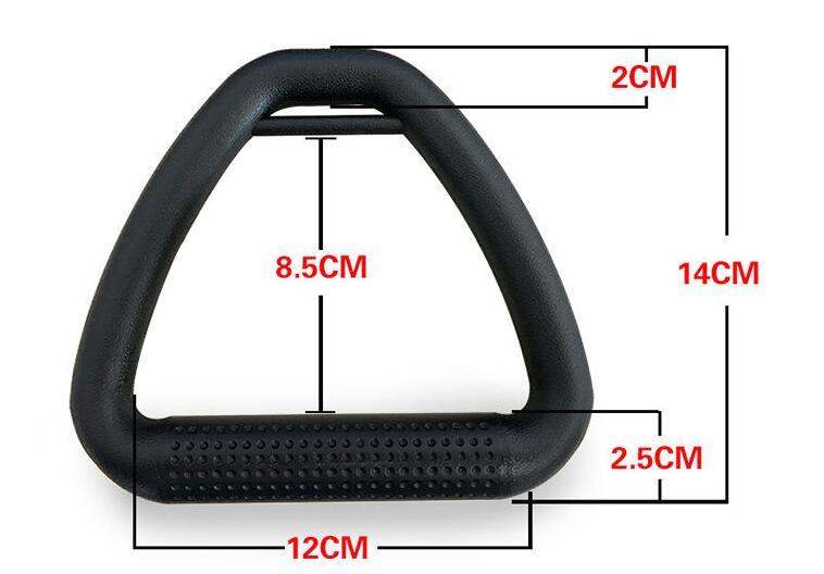 Multifunctional suspension training ring indoor and outdoor workouts.
