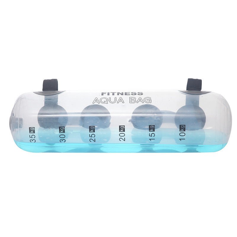 Transparent Cylindrical Weight-bearing Fitness Water Dumbbell Exercise