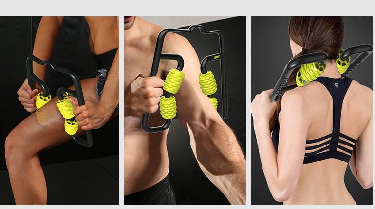 Foam Shaft Muscle Relaxer - Leg Massage Roller for Fitness and Relief.