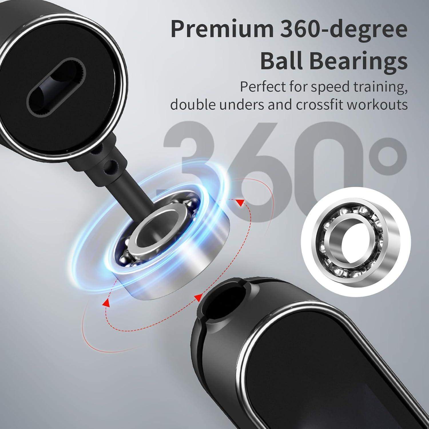 2 In 1 Adjustable Digital Cordless Jump Rope for Fitness & Training