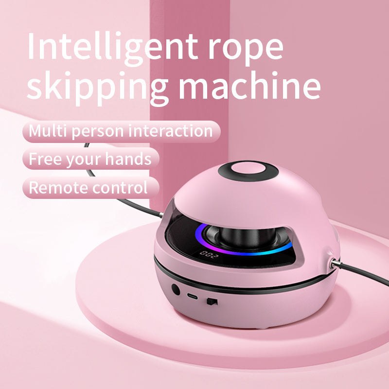 Smart Rope Skipping Machine Level Speed Adjustment LED Light Wireless