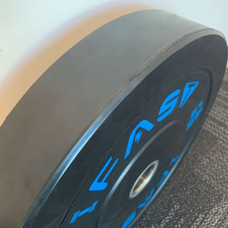 Olympic Bumper Weight Plates, Rubber Plate With 2-Inch Steel Insert Rubberized Weightlifting Barbell Plates 45LB, Pairs Or Sets